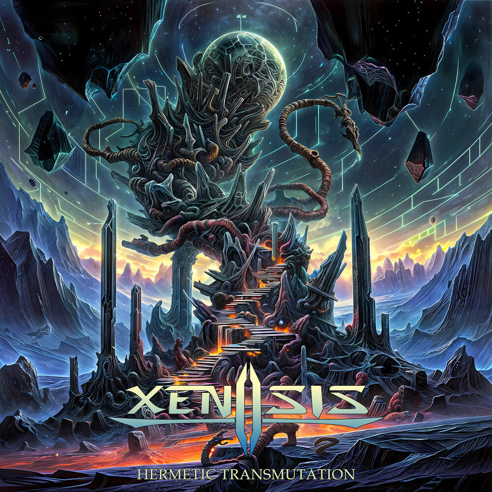 the album cover for Xenosis - Hermetic Transmutation