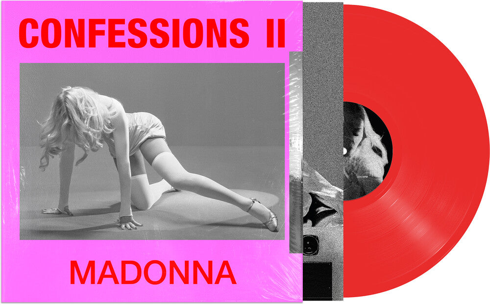 the album cover for Madonna - CONFESSIONS II [Translucent Red Vinyl]