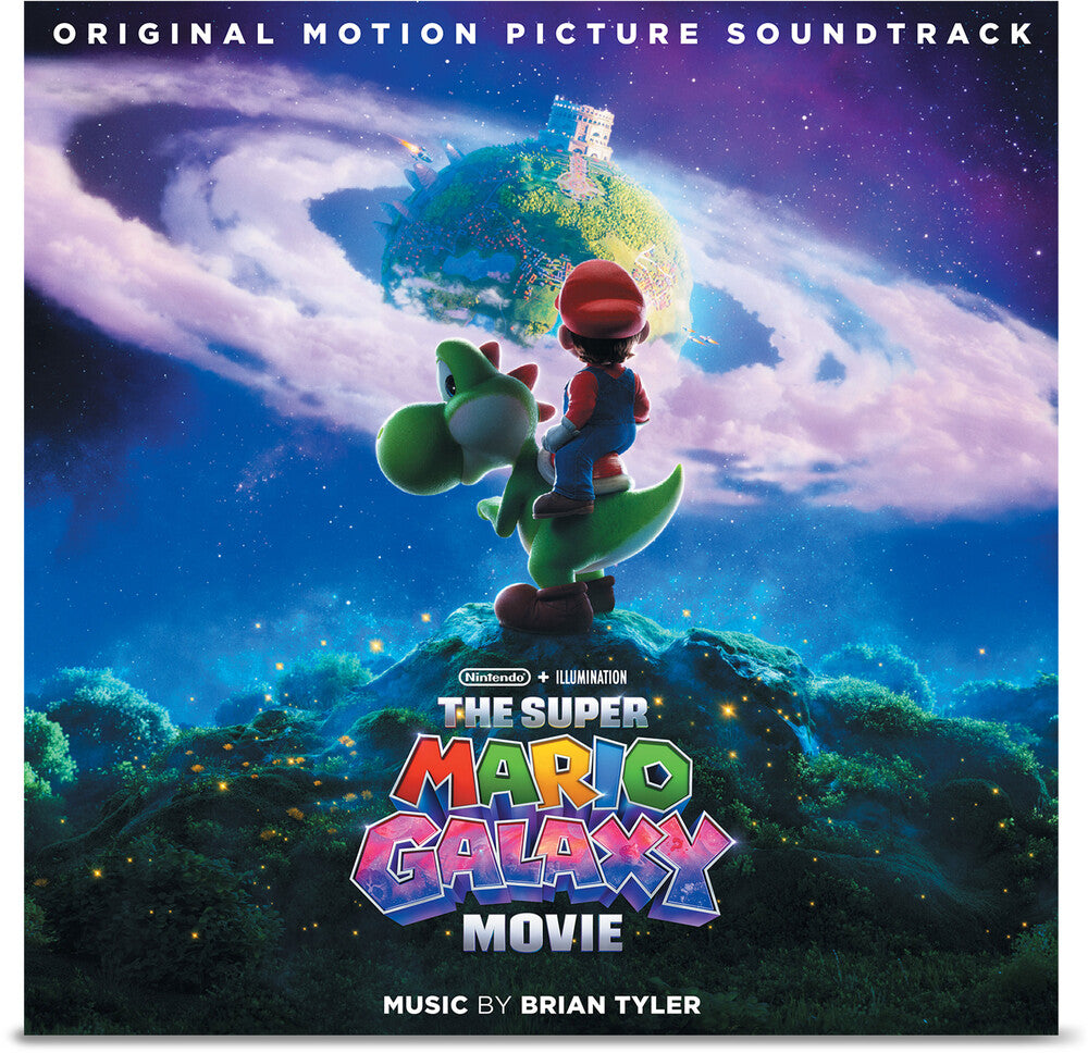 the album cover for Super Mario Galaxy Movie - O.S.T. (Colv) (Ylw) - Super Mario Galaxy Movie - O.S.T. [Colored Vinyl] (Ylw)