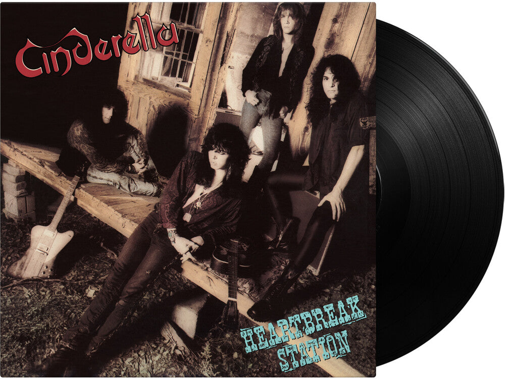 the album cover for Cinderella - Heartbreak Station [180 Gram]