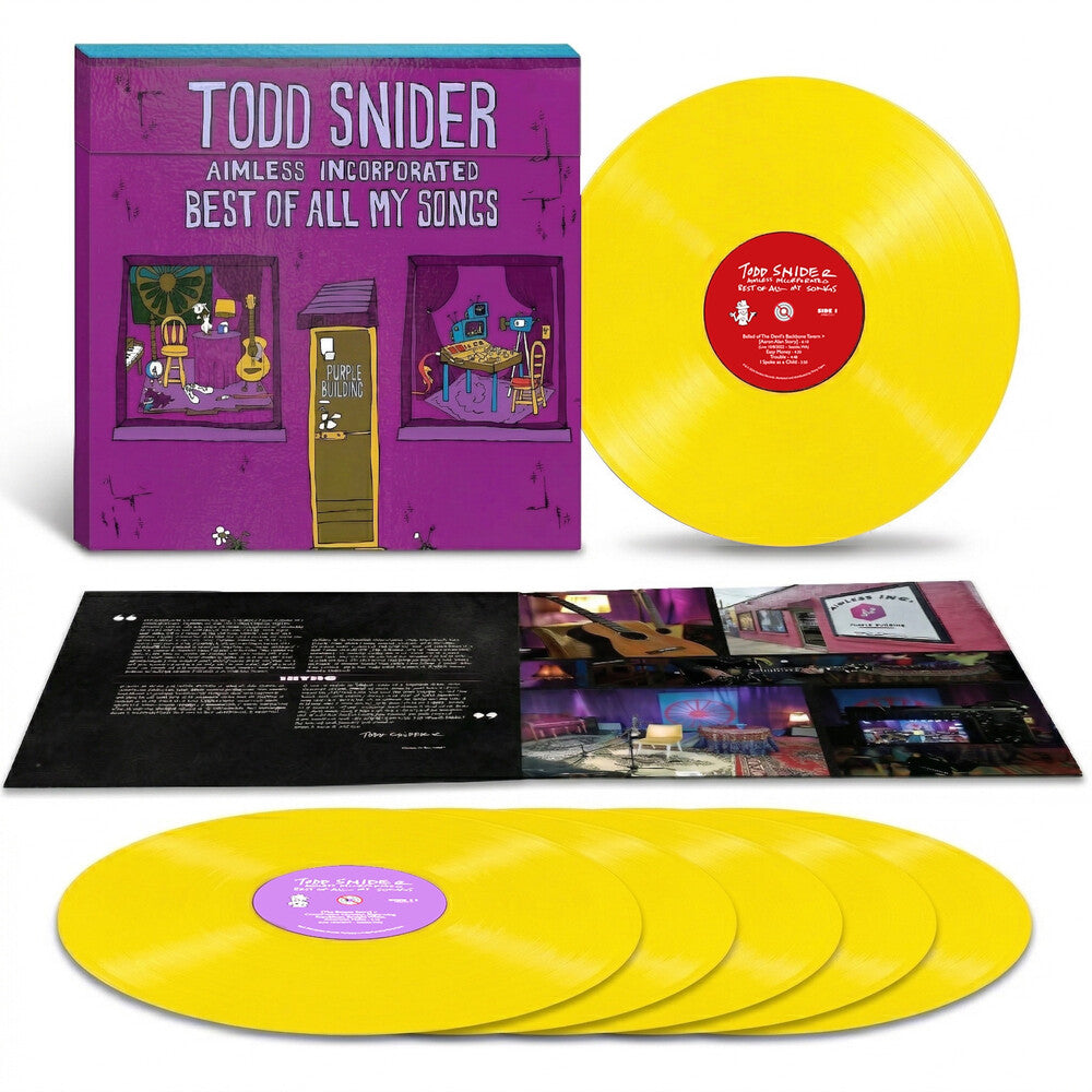 the album cover for Todd Snider - Best of All My Songs [Indie Exclusive Box Set]