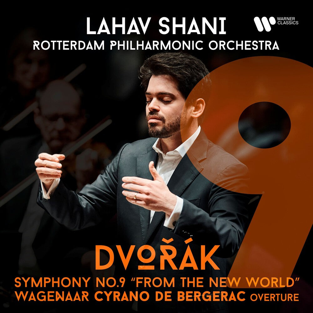 the album cover for Lahav Shani  / Rotterdam Philharmonic - Dvorak: Symphony No. 9