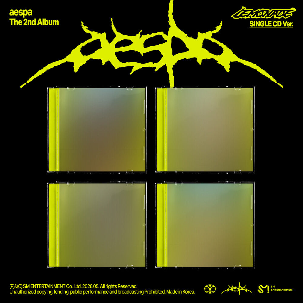 the album cover for Aespa - LEMONADE (SINGLE CD Ver.) [GISELLE]