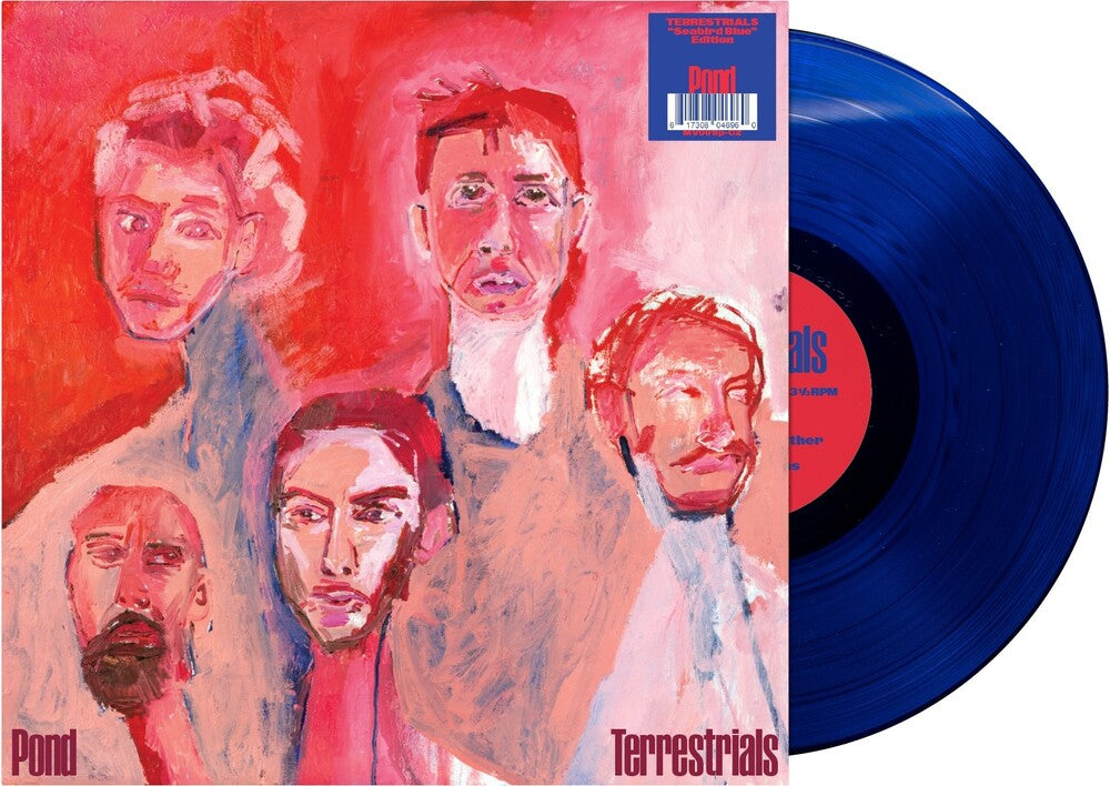 the album cover for POND - Terrestrials - Blue (Blue) [Colored Vinyl]