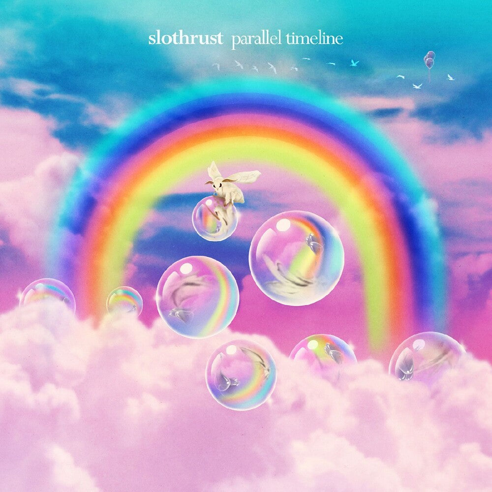 the album cover for Slothrust - Parallel Timeline - Milky Clear [Clear Vinyl]