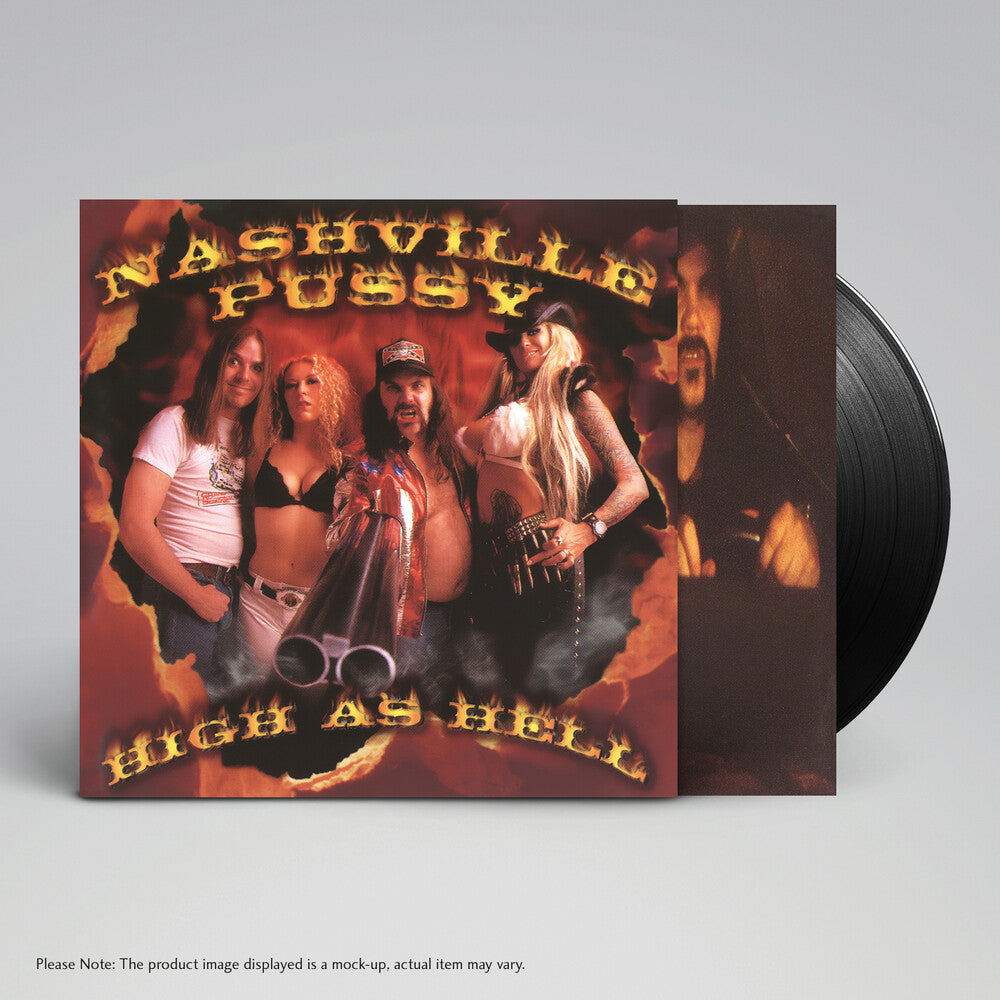 the album cover for Nashville Pussy - High As Hell