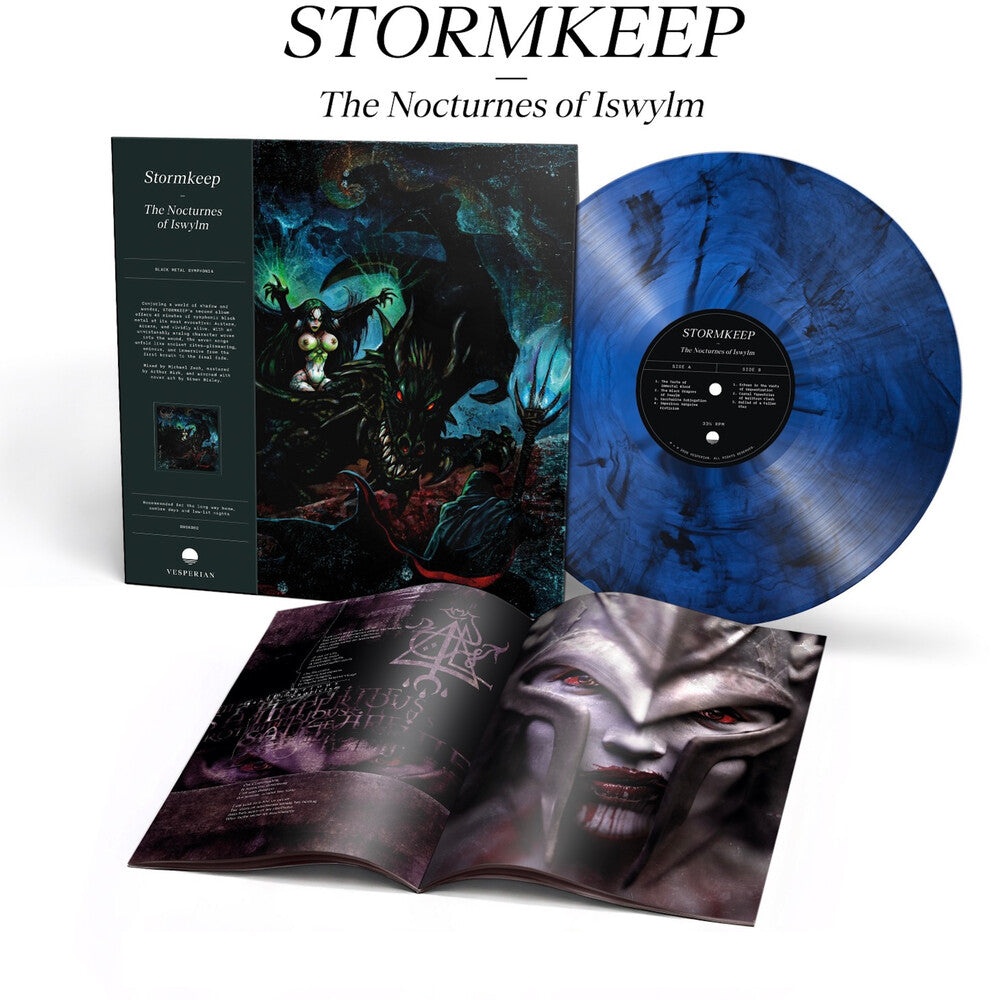 the album cover for Stormkeep - Nocturnes Of Iswylm [Marble]