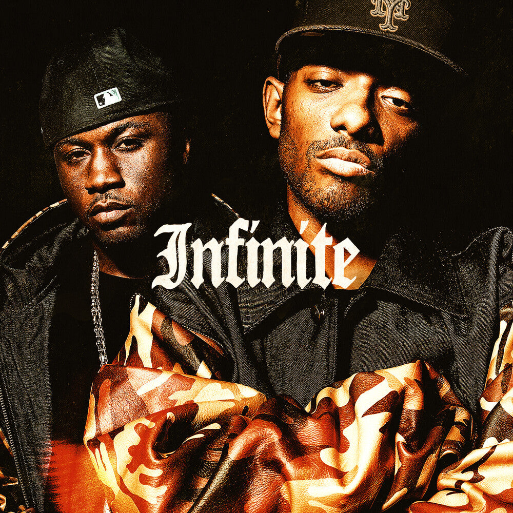 the album cover for Mobb Deep - Infinite [Marvel Legend Has It Series Marble]