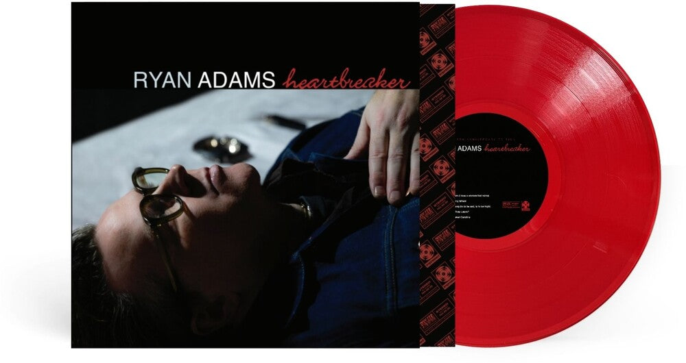 the album cover for Ryan Adams - Heartbreaker 25th Anniversary [Colored Vinyl] [Limited Edition] (Red)