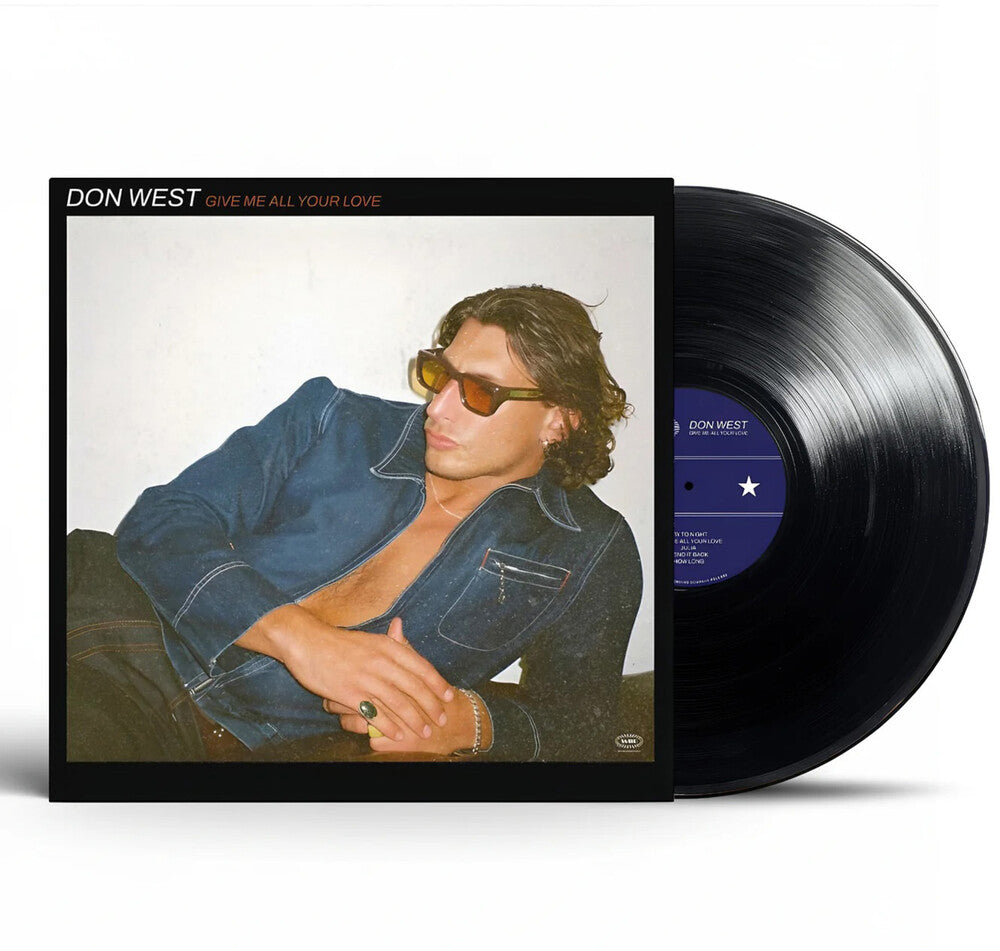 the album cover for West, Don - Give Me All Your Love - Black Vinyl