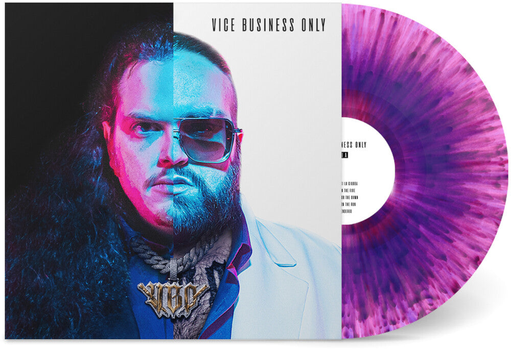 the album cover for V.B.O. - Vice Business Only [Mediterraneon Splatter]
