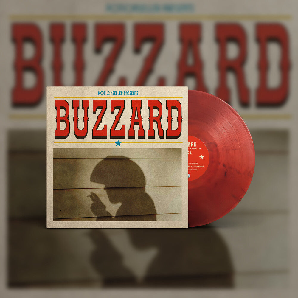 the album cover for Potionseller - Buzzard [Colored Vinyl] (Red) (Smok)