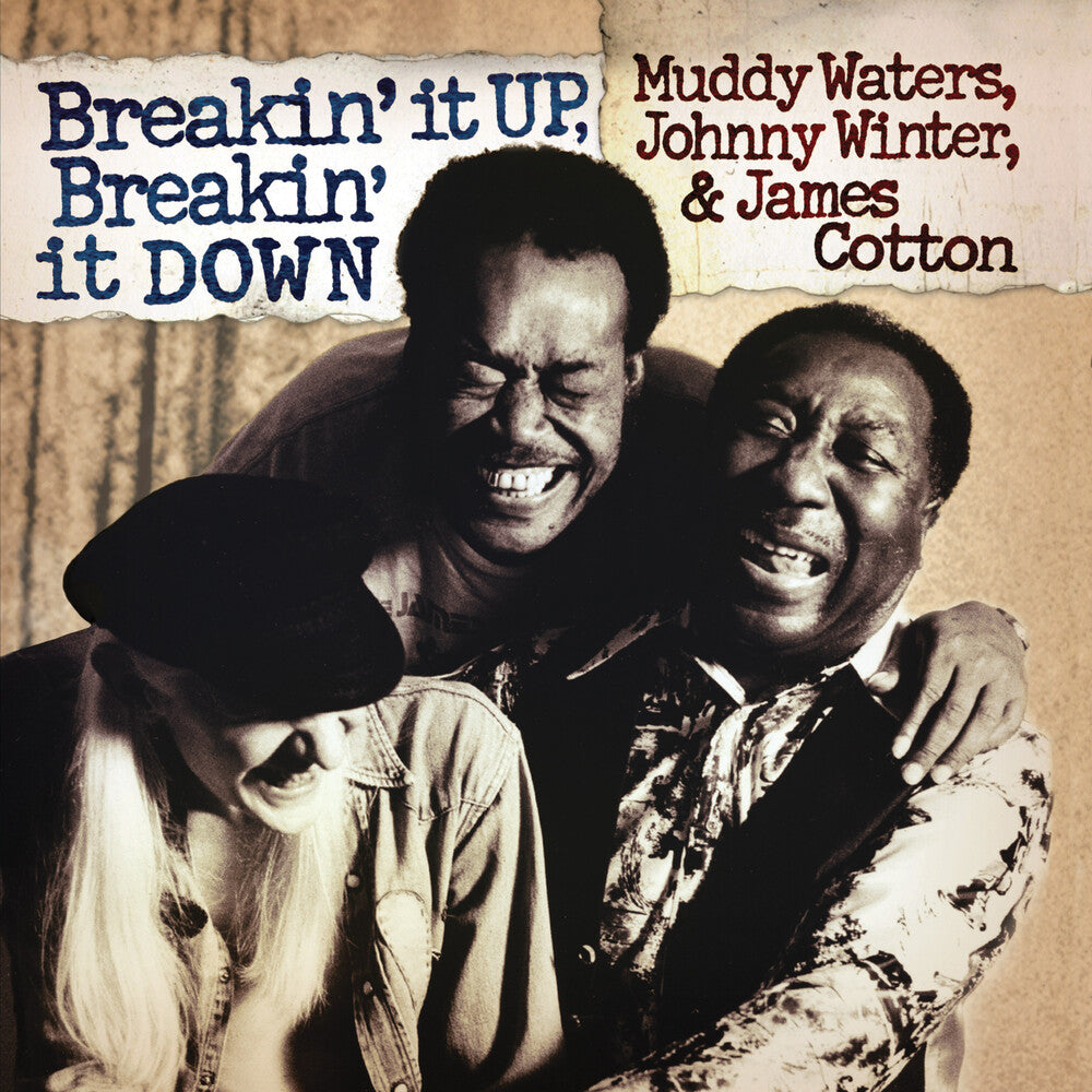 the album cover for Muddy Waters - Breakin' It Up Breakin' It Down (Audp) [Clear Vinyl]