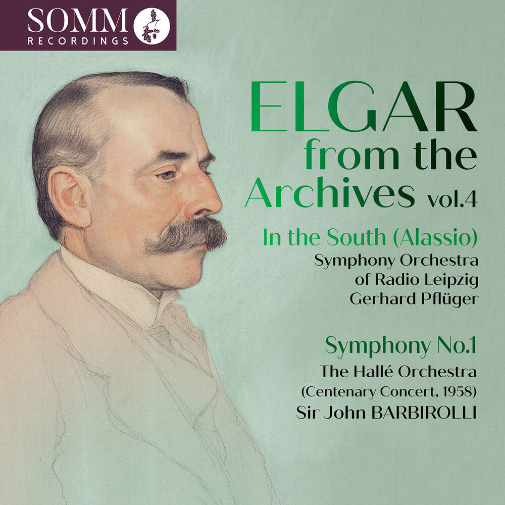 the album cover for Symphony Orchestra Of Radio Leipzig - Elgar From The Archives Vol. 4