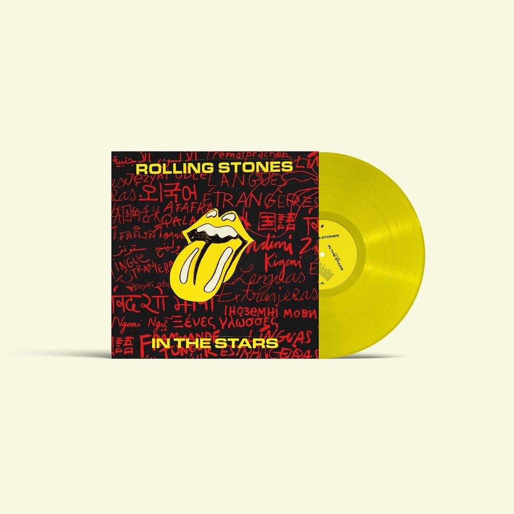 the album cover for The Rolling Stones - In The Stars [Yellow]