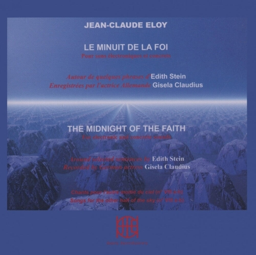 the album cover for Jean Eloy -Claude - Minuit De La Foi
