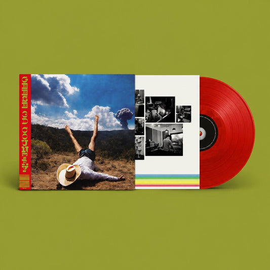 the album cover for Geese - 3D Country [Indie Exclusive Clear Red]