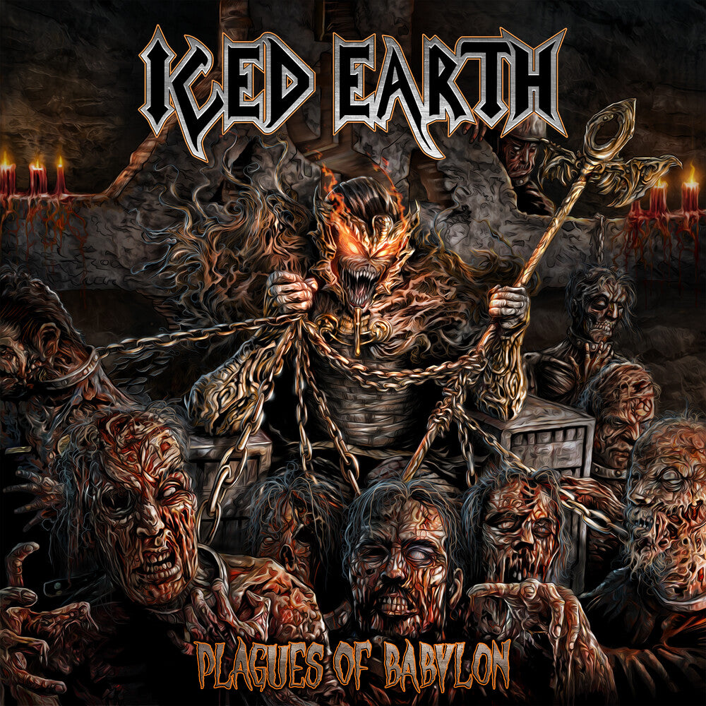 the album cover for Iced Earth - Plagues of Babylon (2lp)