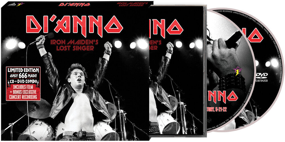 the album cover for Paul Di'Anno - Di'Anno - Iron Maiden's Lost Singer