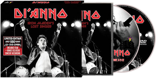 the album cover for Paul Di'Anno - Di'Anno - Iron Maiden's Lost Singer