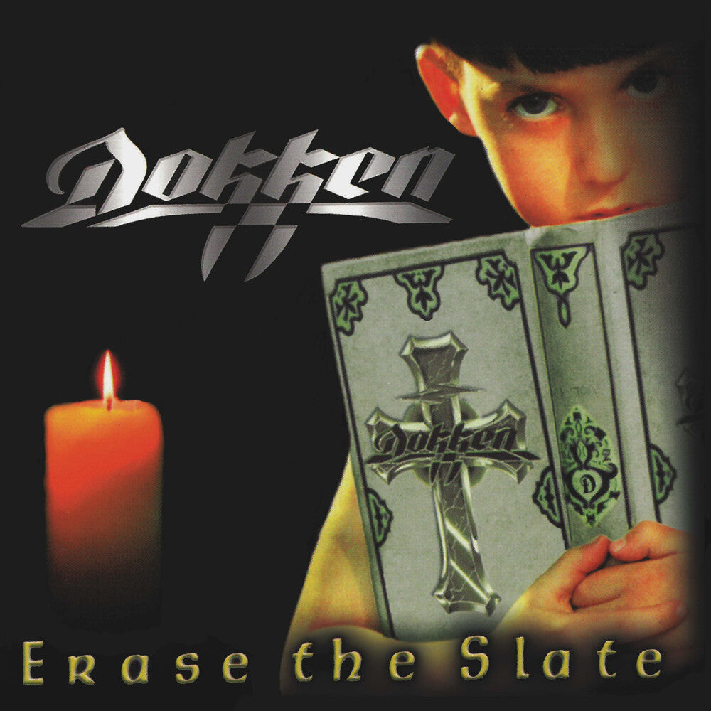 the album cover for Dokken - Erase the Slate (green Smoke Vinyl) (i)