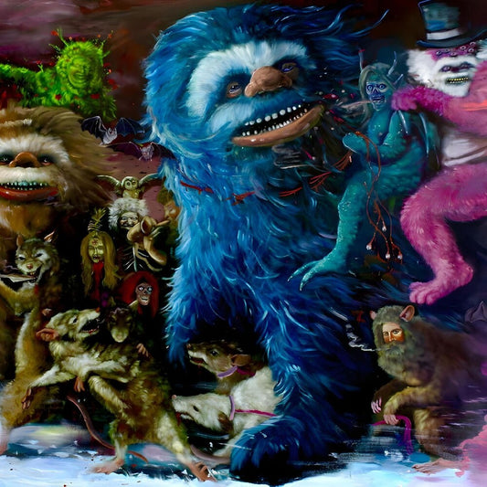the album cover for Tropical Fuck Storm - Fairyland Codex - Glacial Blue Vinyl (Blue) [Colored Vinyl]