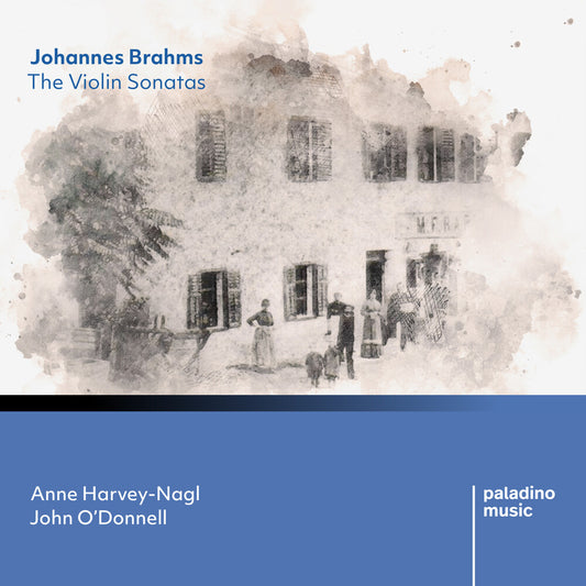 the album cover for Various Artists - Johannes Brahms: the Violin Sonatas