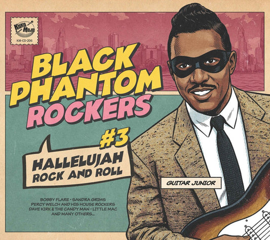 the album cover for Various Artists - Black Phantom Rockers Vol.3