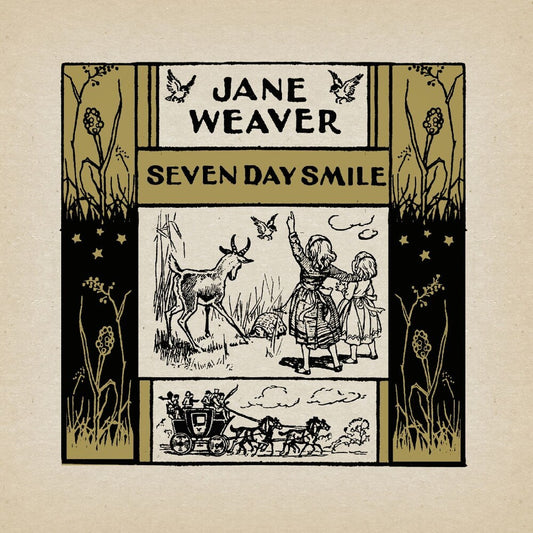 the album cover for Jane Weaver - Seven Day Smile - Gold [Colored Vinyl] (Gold)