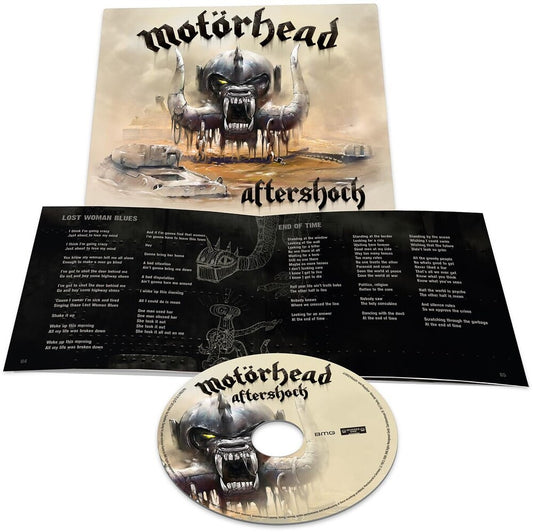 the album cover for Motörhead - Aftershock