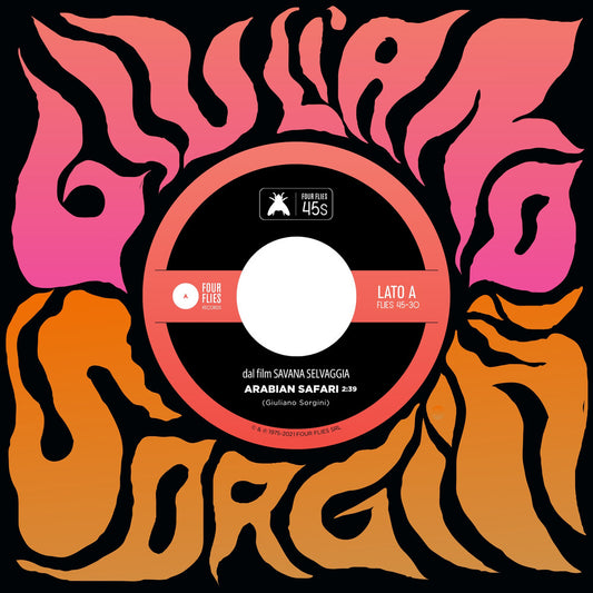 the album cover for Giuliano Sorgini - Savana Selvaggia