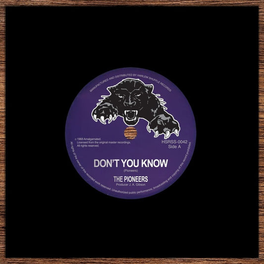the album cover for Pioneers - Don't You Know / Me Naw Go A Believe [Reissue]