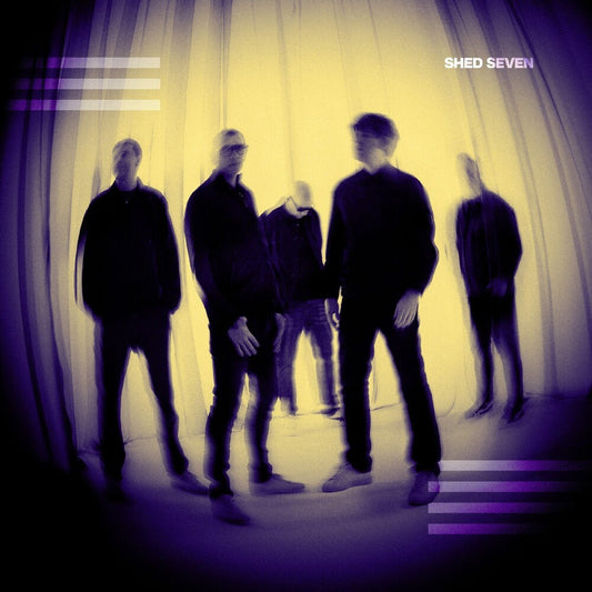 the album cover for Shed Seven - Shed Seven [Indie Exclusive] Purple & Blue Swirl [Colored Vinyl] [Indie Exclusive]