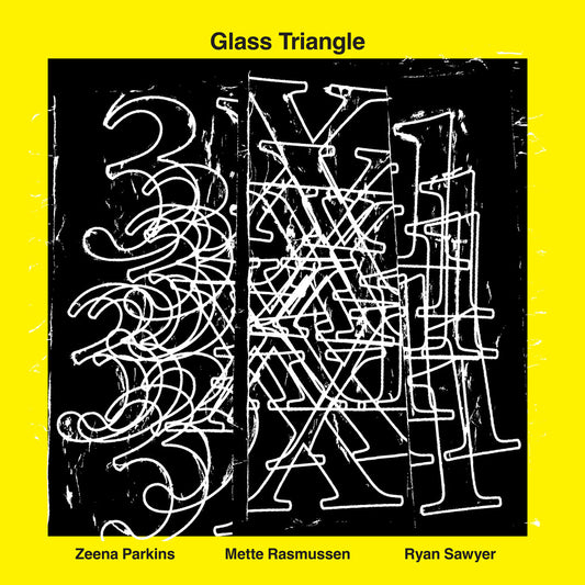 the album cover for Glass Triangle - 3 X 1