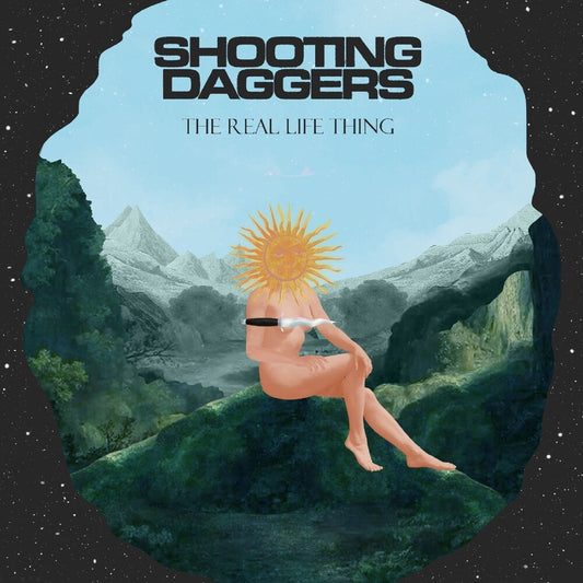 the album cover for Shooting Daggers - Real Life Thing