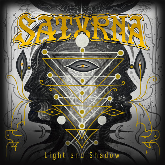the album cover for Saturna - Light And Shadow
