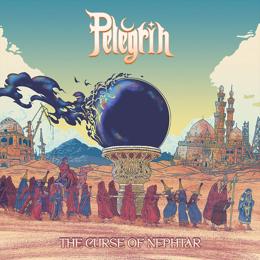 the album cover for Pelegrin - The Curse Of Nephtar