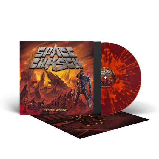 the album cover for Space Chaser - Razorblade Bay [Colored Vinyl] [Limited Edition] (Ofgv)