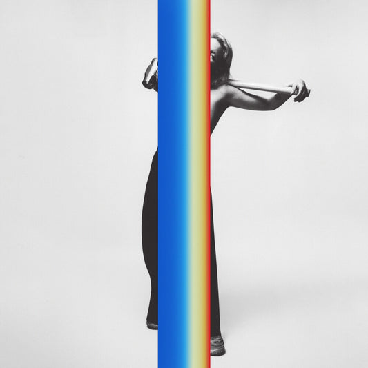 the album cover for Sylvan Esso - Ow [Black]
