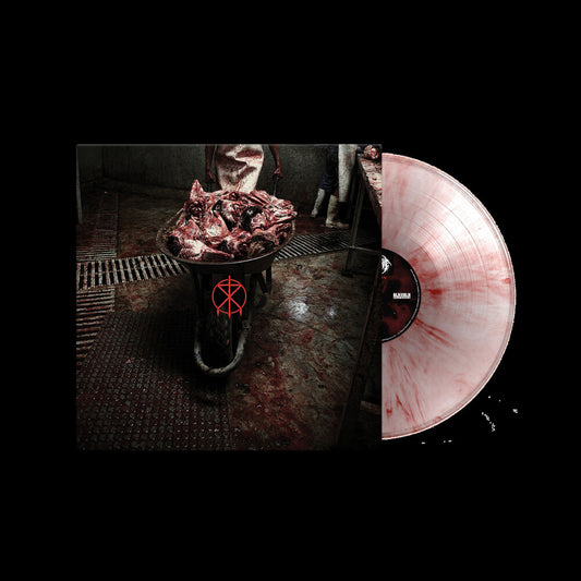 the album cover for To The Grave - Liberation Front [Indie Exclusive Crystal Red Marble]