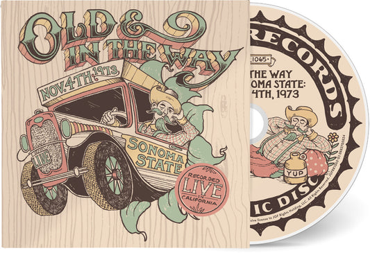the album cover for Old & In The Way - Live At Sonoma State - 11/4/73