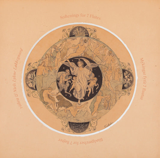 the album cover for Viibra - Softenings For 7 Flutes