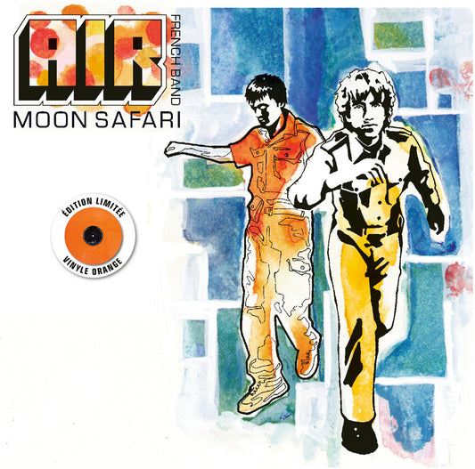 the album cover for AIR - Moon Safari [Colored Vinyl] (Org)