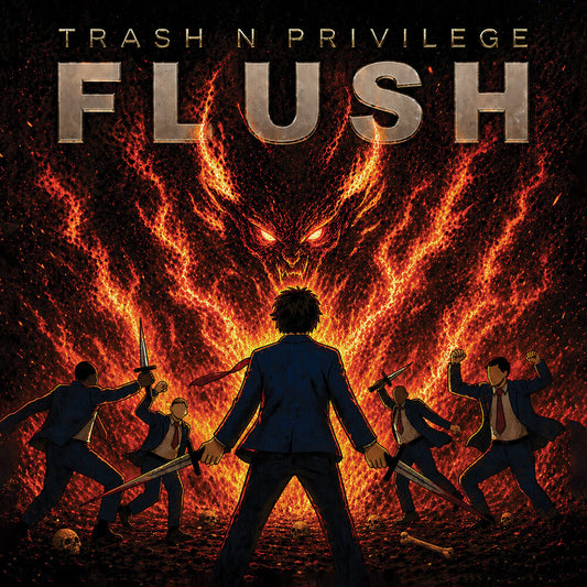 the album cover for Trash n Privilege - Flush
