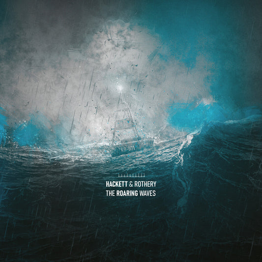 the album cover for Steve Hackett & Steve Rothery - The Roaring Waves