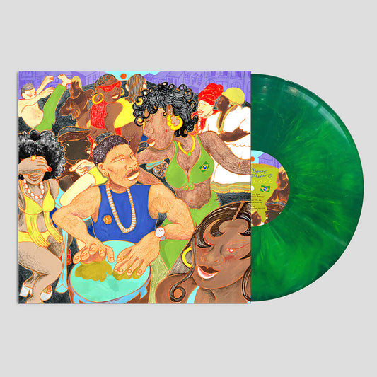 the album cover for Kokoroko - Tempos Dificeis Sempre Passam Ep [Indie Exclusive] [Colored Vinyl]