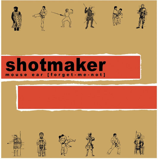 the album cover for Shotmaker - Mouse Ear [Forget-Me-Not] - Tricolor Splatter