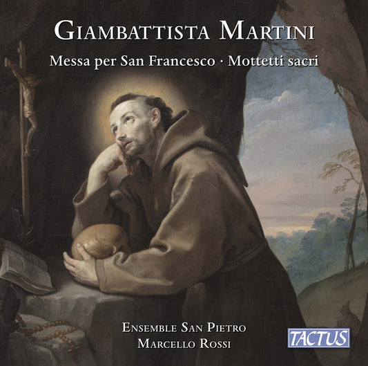 the album cover for Ensemble Bolognese San Pietro - Martini: Messa Per La Notte Di San Francesco