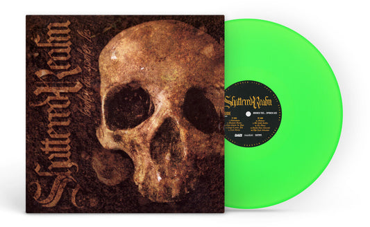 the album cover for Shattered Realm - Broken Ties Spoken Lies [Colored Vinyl] (Grn)