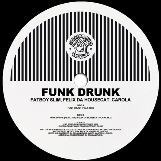 the album cover for Fatboy Slim - Funk Drunk